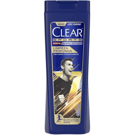 Shampoo Anticaspa Clear Sports Men Limpeza Profunda 400ml na Amazon