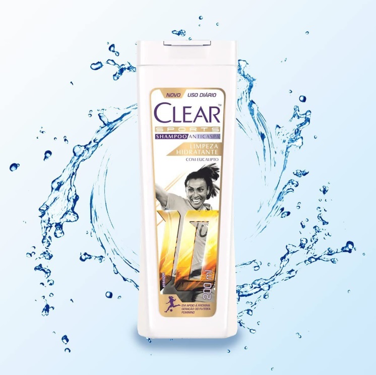 Shampoo Anticaspa Clear Sports Women Limpeza Hidratante 200ml na Amazon