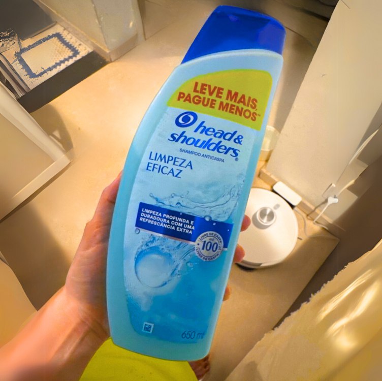 Shampoo Anticaspa Head & Shoulders Limpeza Eficaz 650 ml na Amazon