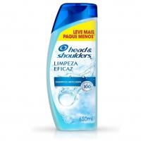 Shampoo Anticaspa Head & Shoulders Limpeza Eficaz 650 Ml na Amazon