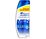 Shampoo Anticaspa Head & Shoulders Men 3 em 1, 650 ml na Amazon