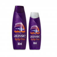 Shampoo Aussie Bye Bye Frizz 360ml + Condicionador 180ml na Pague Menos