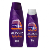Shampoo Aussie Bye Bye Frizz 360ml + Condicionador 180ml na Pague Menos