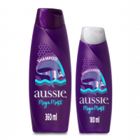 Shampoo Aussie Mega Moist 360ml + Condicionador 180ml na Pague Menos