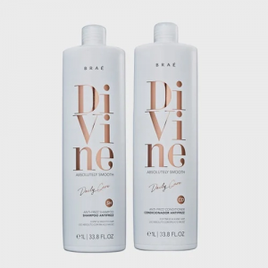Shampoo + Condicionador Brae Divine Anti-Frizz - 1L na Americanas