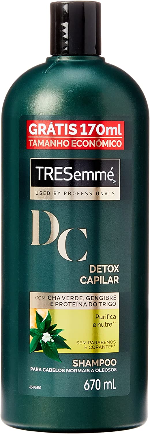Shampoo Detox Capilar Frasco 670ml – TRESemmé na Amazon