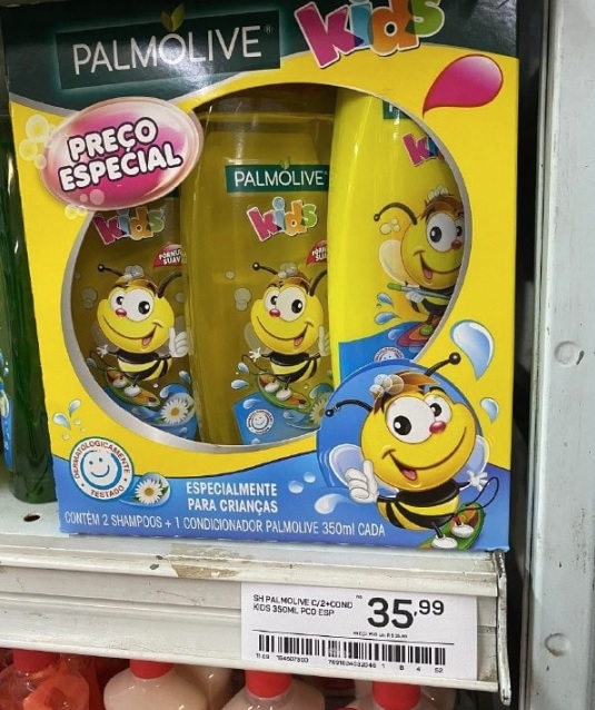Shampoo e Condicionador Palmolive Naturals Kids Todo Tipo de Cabelo 350ml Promo Leve 2 Shampoos + 1 Condicionador na Amazon