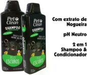 Shampoo Escurecedor 2 em 1-700 ml, Pet Clean na Amazon