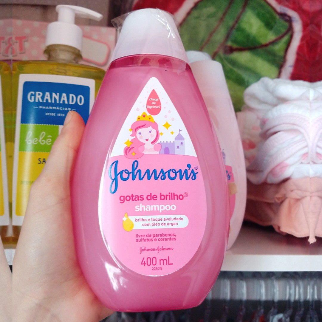 Shampoo gotas de Brilho, Johnson'S Baby, Rosa, 400 Ml na Amazon