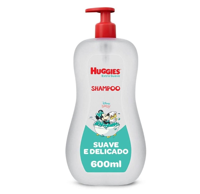 Shampoo Infantil Huggies Extra Suave – 600ml na Amazon