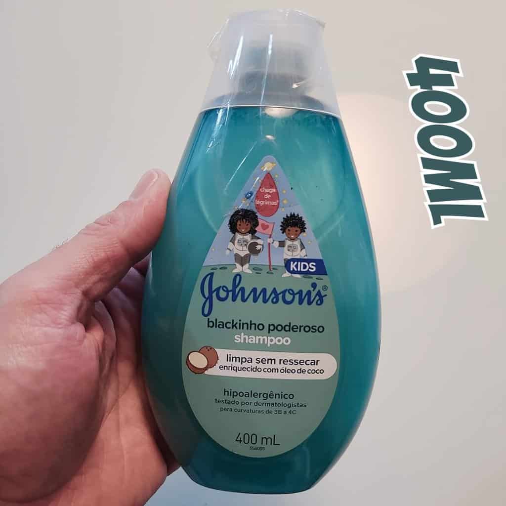 Shampoo Infantil Para Cabelos Crespos Johnson’s Blackinho Poderoso, 400ml na Amazon