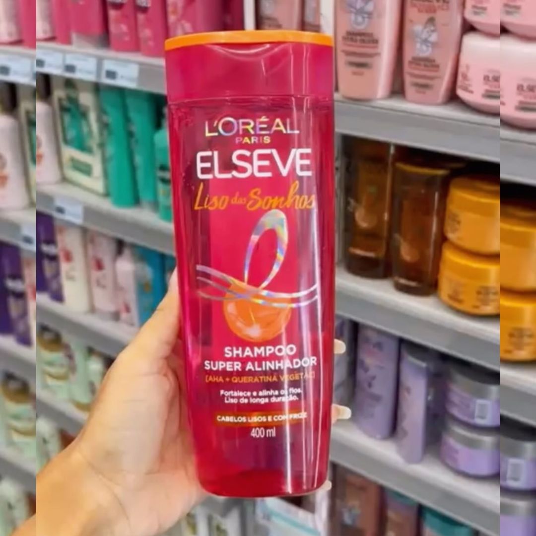 Shampoo L’Oréal Paris Elseve Liso dos Sonhos 400ML na Amazon