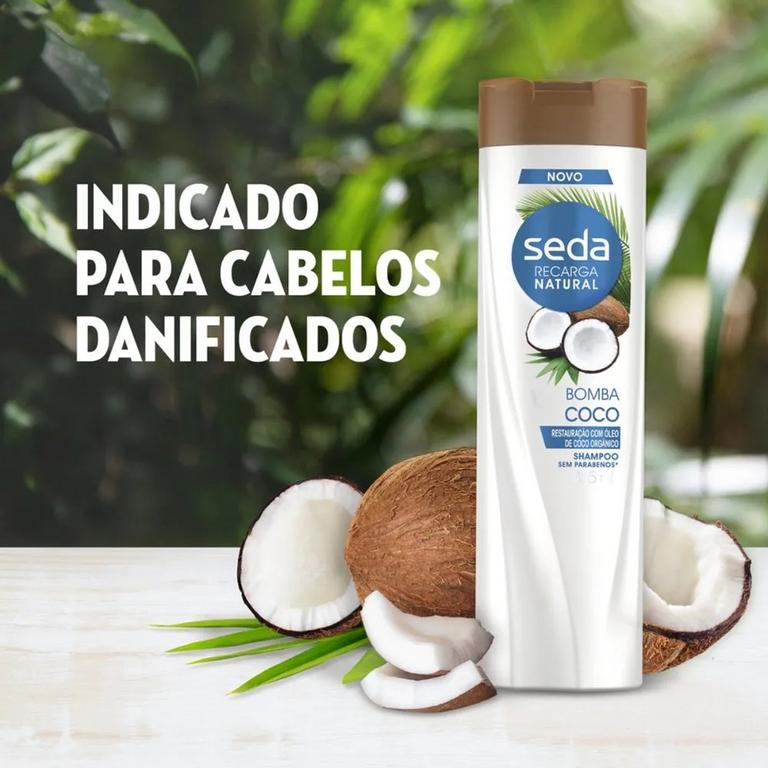 Shampoo Seda Bomba De Coco Rec Nat 325Ml na Amazon