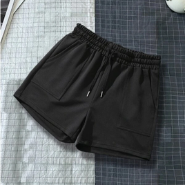 Shorts Cordão Bolso Simples - Masculino na Shein