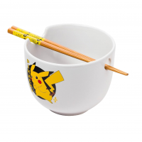Silver Buffalo Tigela De Arroz De Cerâmica Pokemon Pikachu Ramen Com Pauzinhos, Segura Para Micro-ondas, 590 Ml na Amazon