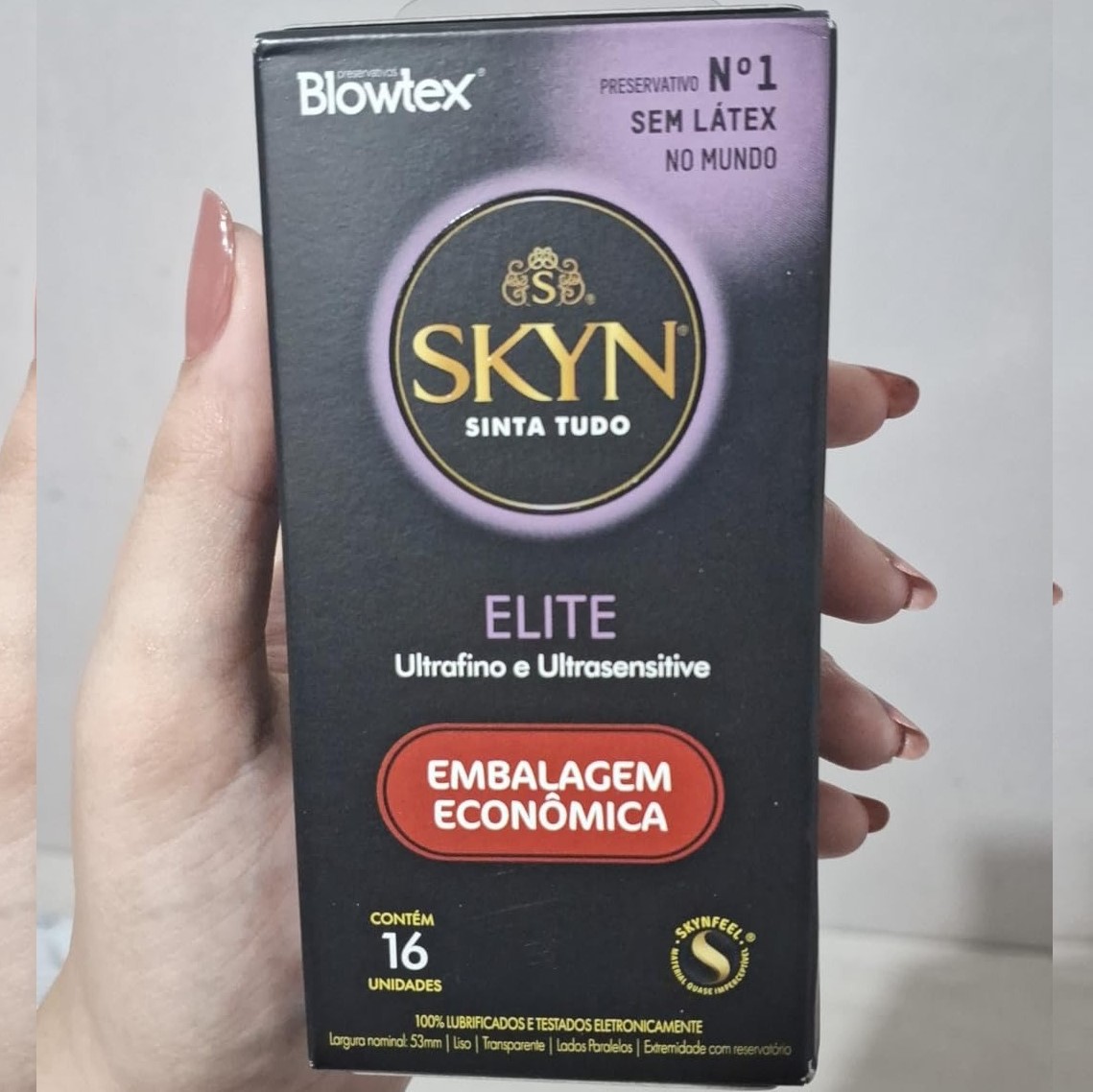 SKYN Preservativo Elite Com 16 Unidades na Amazon