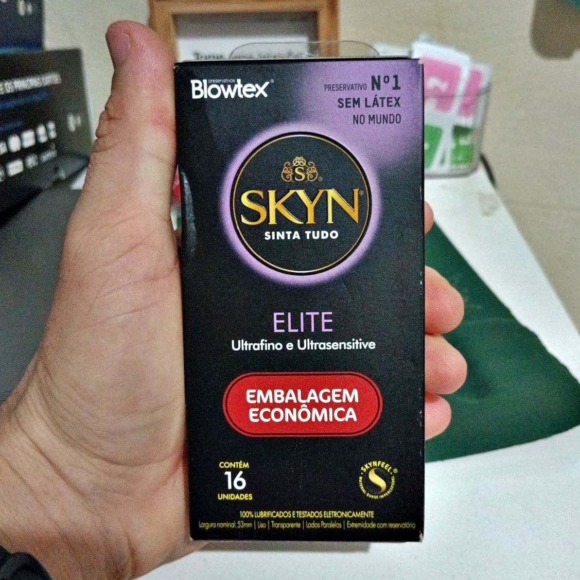 SKYN Preservativo Elite Com 16 Unidades na Amazon
