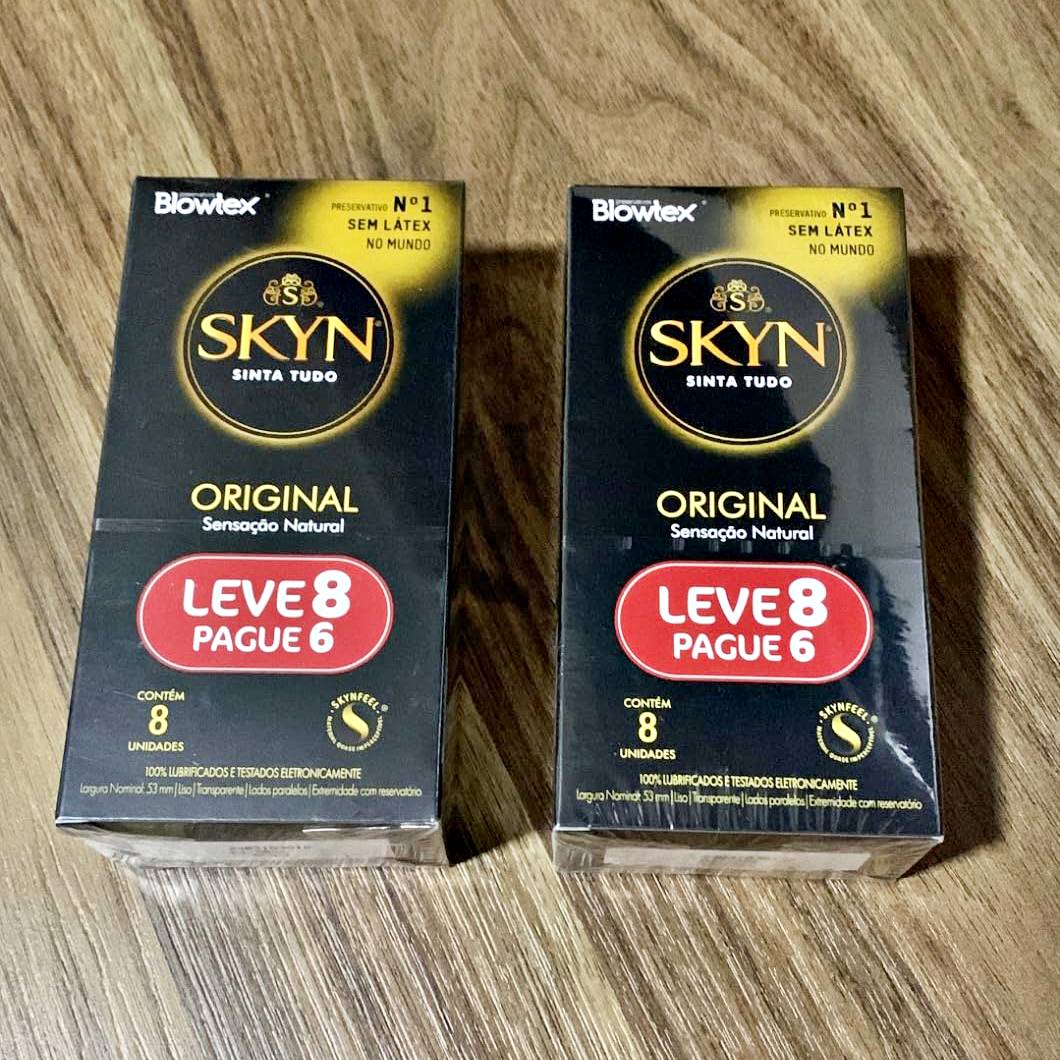 SKYN Preservativo Leve 8 Pague 6 Unidades na Amazon