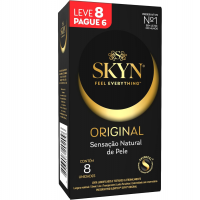 SKYN Preservativo Leve 8 Pague 6 Unidades na Amazon