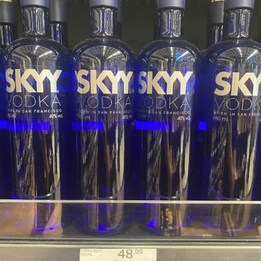 Skyy Vodka, 980ml na Amazon