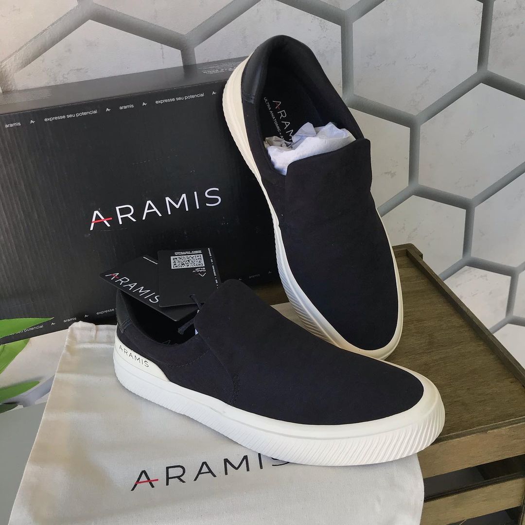 Slip On Aramis Daily Slip Canvas Preto na Dafiti