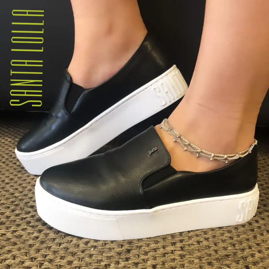 Slip On Santa Lolla Flatform Feminino na Magazine Luiza