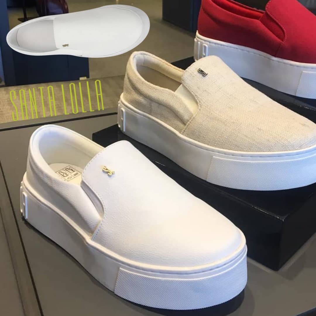Slip On Santa Lolla Flatform New Pele Feminino na Magazine Luiza