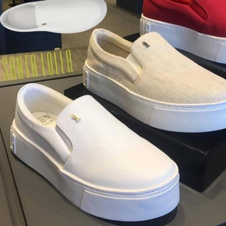 Slip On Santa Lolla Flatform New Pele Feminino na Magazine Luiza