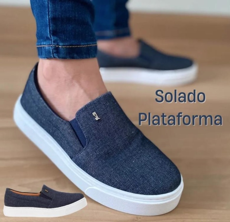 Slip On Santa Lolla Jeans Logo Feminino na Magazine Luiza