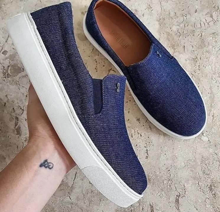 Slip On Santa Lolla Jeans Logo Feminino na Magazine Luiza