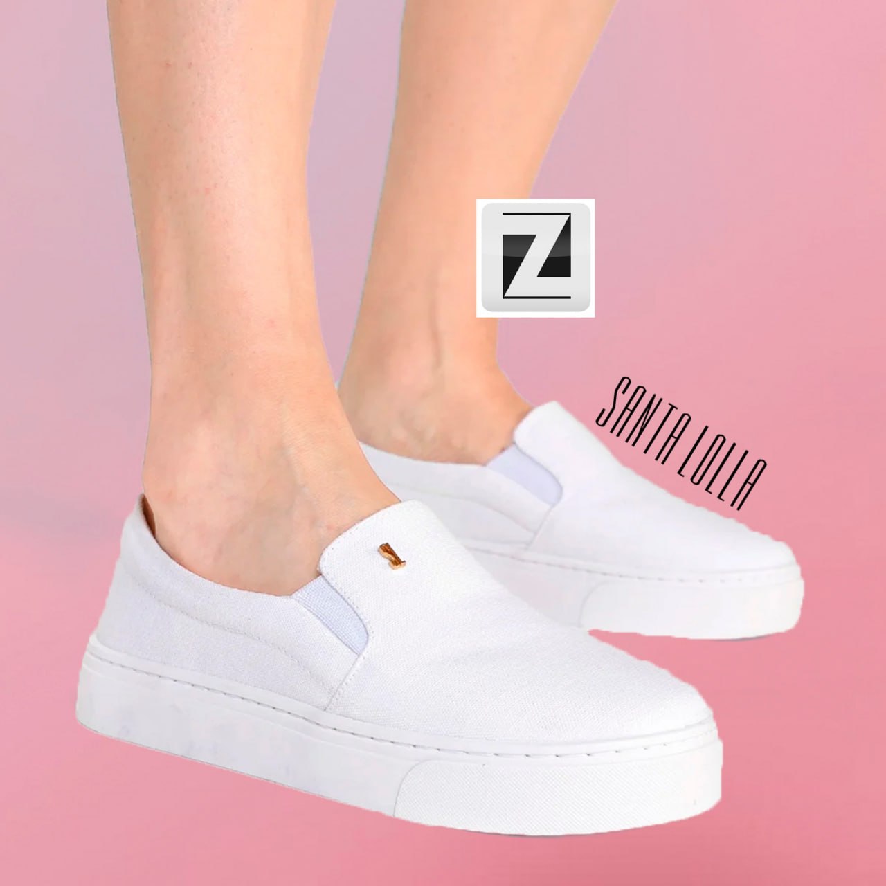 Slip On Santa Lolla Lona Básico Feminino na Magazine Luiza