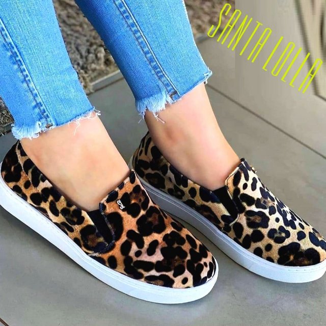 Slip On Santa Lolla Onça Feminino na Magazine Luiza