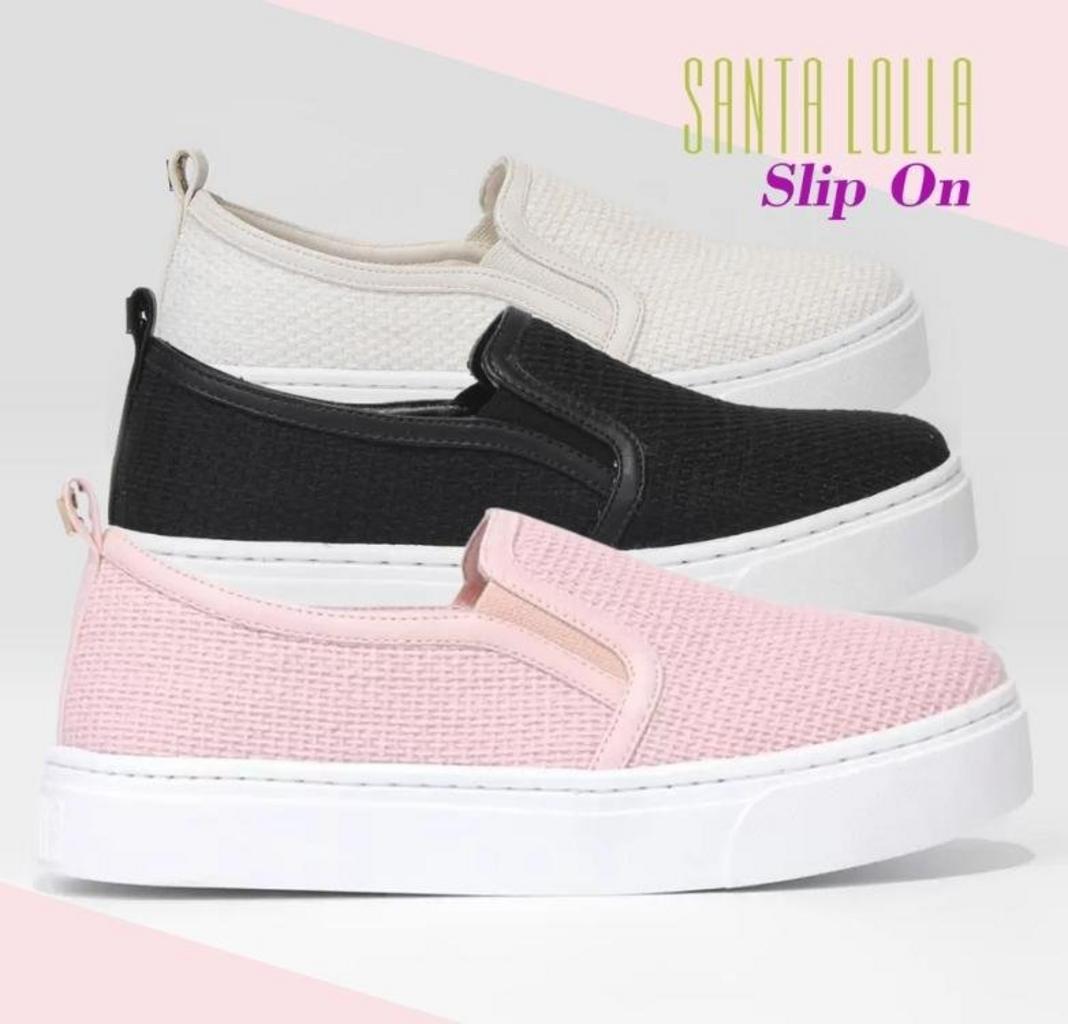 Slip On Santa Lolla Trama Feminino na Magazine Luiza