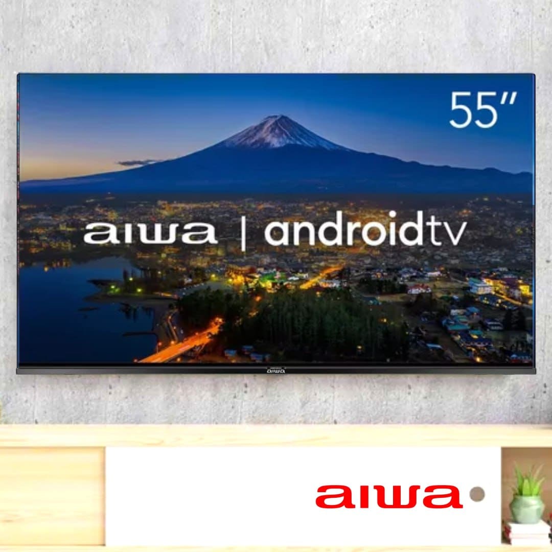 Smart Aiwa 55″ Android, 4K, Borda Ultrafina, Dolby Vision & Atmos – AWS-55-BL-01-A na Fastshop