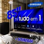 Smart Big TV 85″ Crystal UHD 4K 85DU8000 2024 + Soundbar HW-B550/ZD Combo na Amazon