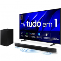 Smart Big TV 85" Crystal UHD 4K 85DU8000 2024 + Soundbar HW-B550/ZD Combo na Amazon