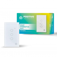 Smart Interruptor Wi-Fi Positivo Casa Inteligente, 3 Módulos, Touch, Branco - Compatível Com Alexa na Amazon