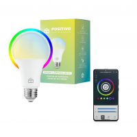 Smart Lâmpada Wi-Fi Positivo Casa Inteligente, Iluminação Branca (Quente E Fria) E RGB (Até 16 Milhões De Cores), 9W na Amazon