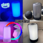 Smart Luminária de Mesa Wi-Fi Positivo Casa Inteligente, RGB, Branca, LED, 5W, Bivolt – Compatível com Alexa na Amazon