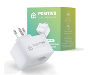 Smart Plug Wi-Fi 10A/1000W, Positivo Casa Inteligente, Ligue ou Desligue por Celular, Compatível com Alexa na Amazon