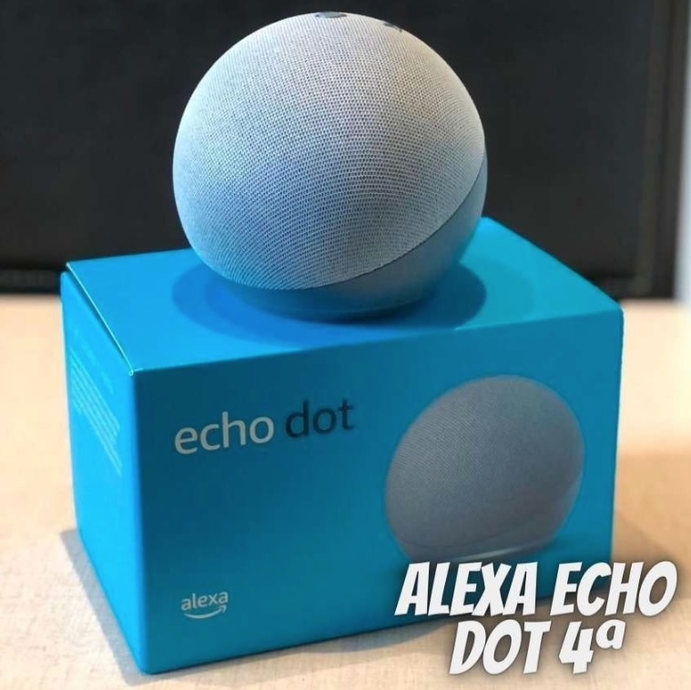 Smart Speaker Amazon Echo Dot 4ª Geração com Alexa na Casas Bahia