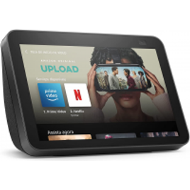 Smart Speaker Echo Show 8 Versão 2021 2ª Geração Tela 8" e Alexa em Português - Amazon na Amazon