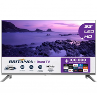 Smart TV 32" HD Britânia B32CRA Roku TV LED Wi-fi HDMI USB na Amazon