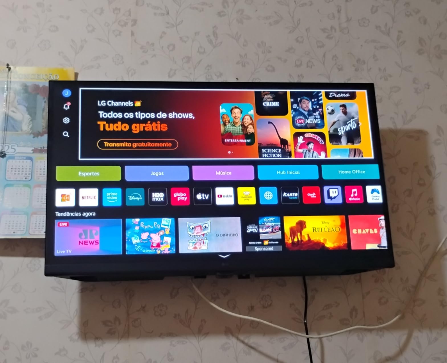 Smart TV 32″ LG HD 32LR600B Processador α5 Ger6 AI Alexa integrado LG Channels webOS 23 compatível com Controle Smart Magic na Amazon