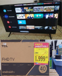 Smart TV 40” Full HD LED TCL S615 VA 60Hz Android – Wi-Fi e Bluetooth HDR Google Assistente 2 HDMI na Magazine Luiza