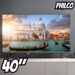 Smart TV 40” Philco Android TV PTV40E3AAGSSBLF LED Dolby Áudio na Amazon