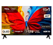 Smart Tv 40” QLED TCL 40S5K FHD Google Tv na Amazon