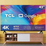 Smart TV 43” 4K LED TCL 43P635 VA Wi-Fi Bluetooth HDR Google Assistente 3 HDMI 1 USB na Magazine Luiza