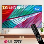 Smart TV 43″ 4K LG 43UR7800PSA na Amazon