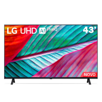 Smart TV 43" 4K LG UHD ThinQ AI 43UR7800 HDR Bluetooth Alexa Google Assistente Airplay2 3 HDMI na Carrefour